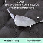 Reversible Chair Covers for Recliner Oversized, Dark Grey | Recliner Oversized - Image 3