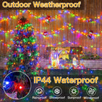 Ollny Christmas Lights, 1000LED 328FT Long Christmas Tree Lights with 8 Modes Remote Timer IP44 Waterproof, Outdoor Christmas Lights for Tree House Yard Outside Xmas Decorations Multicolor