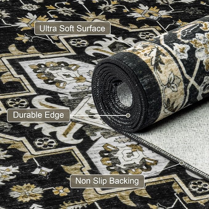 9x12 Area Rugs Living Room: Washable Rug - Image 7