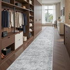2'6 x 14' Runner Rug Non Slip, Washable Kitchen Rugs, Living Room, Extra Long - Image 5