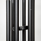Corinthian Bells by Wind River - 30 inch Black Wind Chime for Patio, Backyard, Garden, and Outdoor Decor (Aluminum Chime) Made in The USA