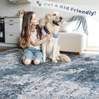pmtsns Area Rugs 6x9 for Living Room: Washable Rug Modern Abstract Neutral Soft - Image 5