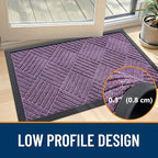 OLANLY Front Door Mat Outside Entrance 47x23, Waterproof Heavy-Duty Doormat | - Image 5