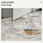 Soalmost Abstract 4x6 Area Rug Washable Rugs - Image 7