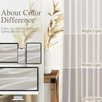Natural Linen Curtains 120 Inches Long - Image 3