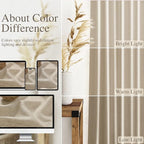 Taupe Burlywood Curtains 108 Inches Long - Image 3