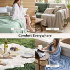 Bedsure GentleSoft 100% Cotton Blanket Twin XL Size - Image 5