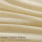 Cream Yellow Curtains 108 Inches Long - Image 4