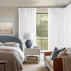 Snow White Pinch Pleat Semi Sheer Linen Curtains W70xL90 1 Panel | Light by Twodrapes