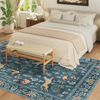 DUKINO 5x7 Area Rugs, Washable Animal Rug - Image 5