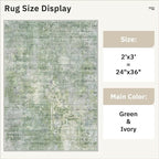 Soalmost 2x3 Abstract Washable Rugs - Image 5
