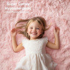 Pink Rugs for Girls Bedroom 4x6 Ft Cute Girls Room Decor Aesthetic Area Rug | - Image 3