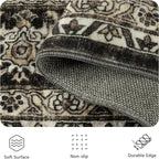 6x9 Area Rugs - Washable Vintage Retro Living Room Rug, Soft Ultra Thin Non - Image 5
