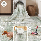 2x12 Runner Rug Non Slip, Washable Hallway Runner Rug, Laundry Room, Soft - Image 8