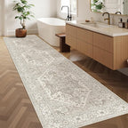 Madane Hallway Runner Rug 2'6''x10' Kitchen Runners Vintage, Soft Low Pile - Image 4