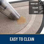 OLANLY Half Circle Front Door Mat Outside 29.5x17 All-Season Rubber Doormat | - Image 6
