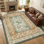 GarveeHome Terracotta Olive Sage Green 2x6 Washable Kitchen Runner Rugs Non - Image 5