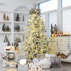 Sea Team Shatterproof Clear Plastic Christmas Ball Ornaments Decorative Xmas Balls Baubles Set with Stuffed Delicate Decorations (100mm/3.94 inch 16-Pack, Silver)