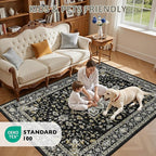 10x12 Area Rugs Living Room: Washable Rug - Image 8