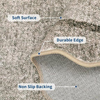 GarveeHome Scalloped Washable Rugs 10x13 Rug - Image 3