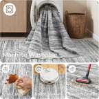 2x8 Runner Rug Non Slip, Washable Hallway Runner Rug, Nursery Room, Soft Runner - Image 8