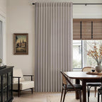 Stone Grey Linen Curtains 112 Inches Long - Image 6