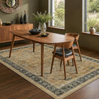 Rustic Taupe Area Rug 5x7 for Living Room - Image 3