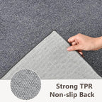 3x5 Grey Blue/White Area Rug Washable Non-Slip Soft - Image 6