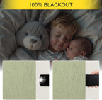 Light Sage Green Black Out Curtains 96 Inch Long - Image 4