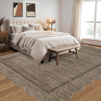 GarveeHome Scalloped Washable Rugs 10x13 Rug - Image 2