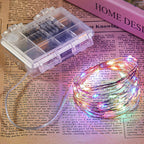 4 Pack 32.8 Ft. Battery Operated Outdoor String Lights with Remote & Timer, LED Multi Color Fairy Lights, Waterproof Twinkle Lights for Bedroom, Dorm, Mason Jar, Wedding, Party, Christmas