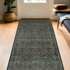 Vintage Floral Dark Green 3x5 Area Rugs - Image 9