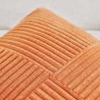Fancy Homi 2 Packs Burnt Orange Samll Fall Decorative Throw Pillow Covers 12x12 - Image 4