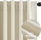 Topfinel 78 Inch Long Curtains for Sliding Door Closet Doors 100% Blackout - Image 8