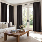 100% Blackout Curtains 102 Inch Length 2 Panels Set - Image 8