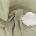 MYSKY HOME Sage Green Living Room Curtains 95 Inches Long Semi Sheer Drapes - Image 8