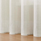 Joydeco Linen Curtains 72 Inch Length 2 Panels Set - Image 7