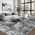 pmtsns Area Rugs 9x12 for Living Room: Washable Rug Modern Abstract Neutral - Image 6