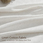 Natural Linen Curtains 120 Inches Long - Image 4