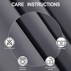 Blackout Curtains 66 x 84 inch/Grey Curtains Set of 2 Panels/Thermal Insulated - Image 4