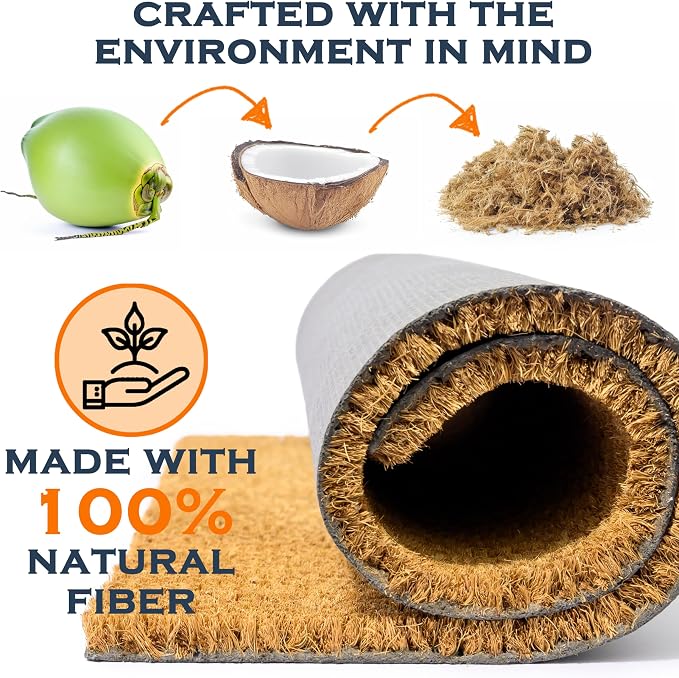 Blank Doormat Coir 30x17 Inch for Screen Printing, Welcome Mat Outdoor 1pk | - Image 8