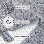 Chicrug Soft Area Rugs for Bedroom Living Room Plush Fluffy Rug 6x9 | Shag - Image 7