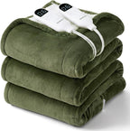 Bedsure Heated Blanket Queen Size, Dual Control Electric Blanket, 6 Heat/6 by Unknown