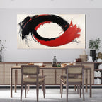 Abstract Wall Art Decor Minimalist Black Wall Art Prints Abstract Canvas Art Wall Decor Large Modern Wall Art Red Wall Art Pictures for Living Room Artwork for Walls Bedroom Office Decor 24" X 48"