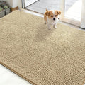 OLANLY Dog Door Mat for Muddy Paws 50x30, Super Absorbent Chenille Mud Mat | by OLANLY