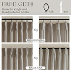 Pinch Pleated Linen 94 Inch Curtains - Image 6