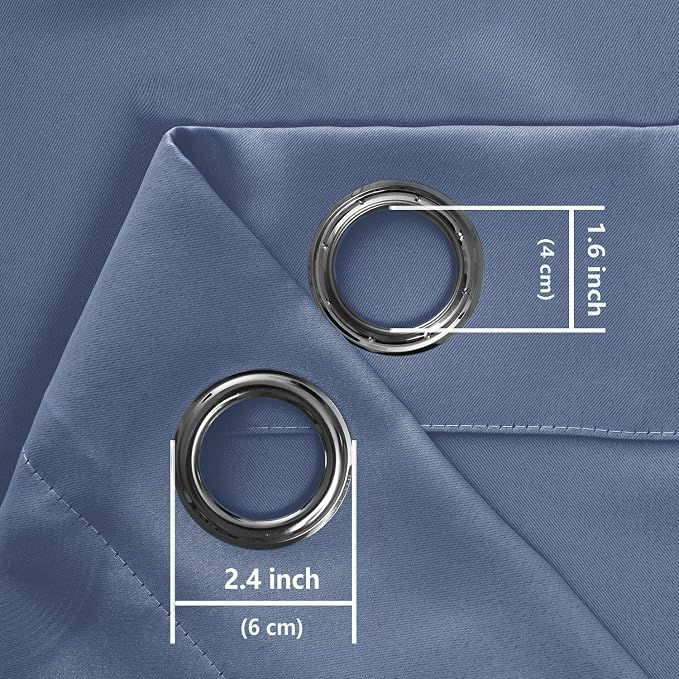 Blackout Curtains for Bedroom, 52 x 30 Inches Long, Window Curtains for Living - Image 9