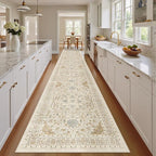 Madane Hallway Runner Rug 2'6''x16' Kitchen Runners Vintage, Soft Low Pile - Image 2