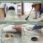 4x8 Washable Indoor Entryway Rug Non-Slip Rubber Backed Floor Mat - Image 8
