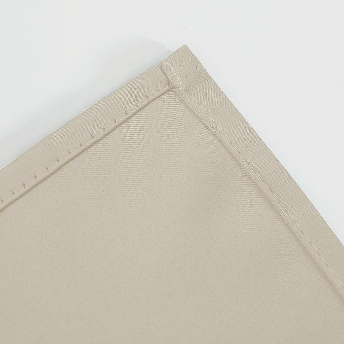 Light Beige Thermal Blackout Curtains/52 x 54 Inch/Set of 2 Panels Room - Image 8
